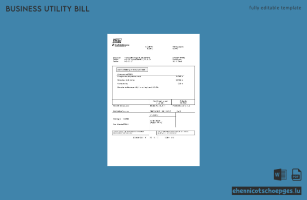 Beispielrechnung für Geschäftskunden von NVSH Energy in Schweden (Vorschau)
